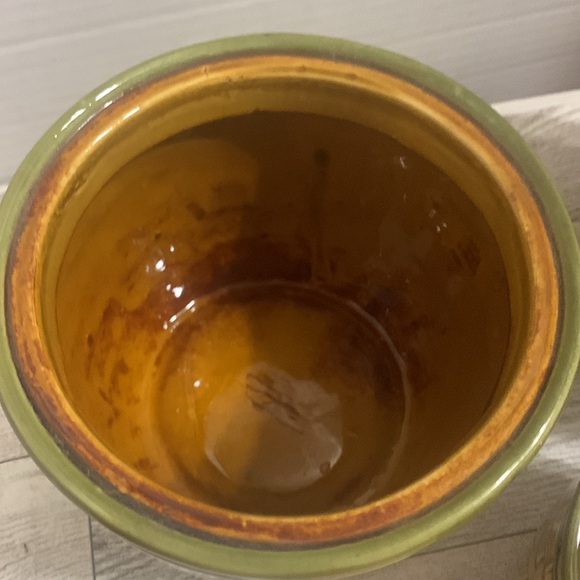 Vintage APPLES IN A BASKET Canister 3 piece set …   EXCELLENT CONDITION - Picture 7 of 16